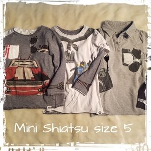 Mini Shiatsu Set of 3 Long Sleeved Shirts sz5